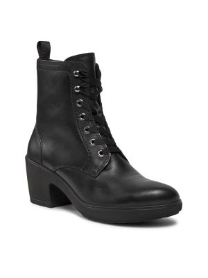 Členkové topánky Ecco čierna