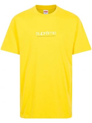 T-shirt Supreme gul