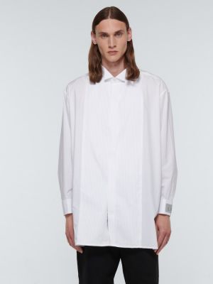 Bavlnená košeľa s dlhými rukávmi Raf Simons biela