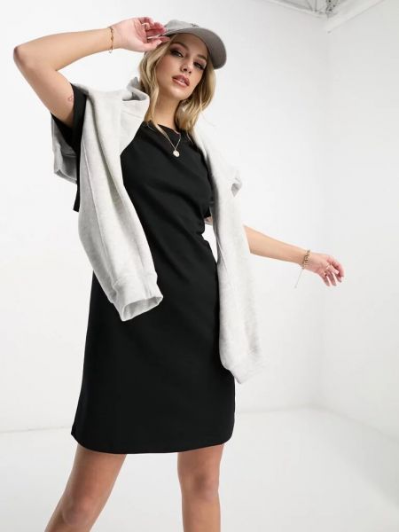 Платье мини с вырезом на спине Vero Moda черное