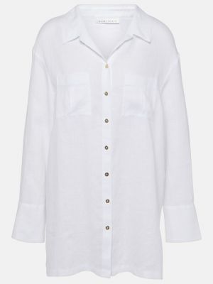 Белая льняная рубашка Heidi Klein