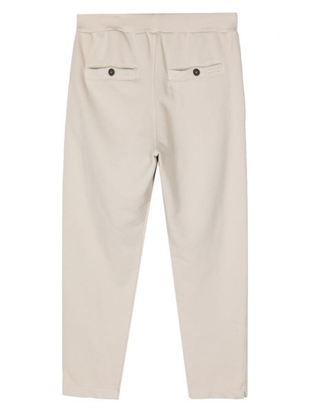 Bavlněné rovné kalhoty Massimo Alba béžové