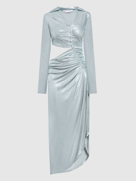 Блакитна сукня міді Off-white