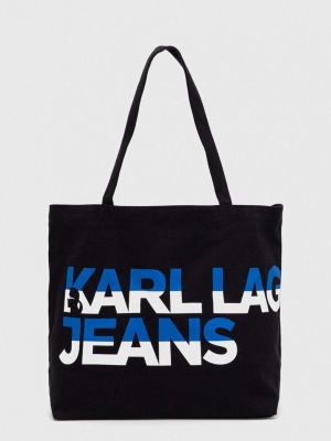 Сумка шопер Karl Lagerfeld Jeans чорна