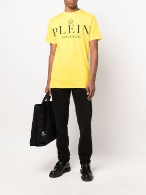T-shirt à imprimé Philipp Plein jaune
