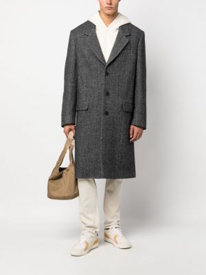 Vlněný kabát Marant šedý