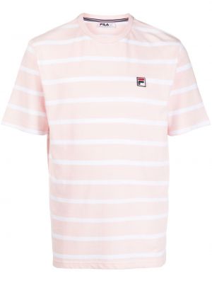 Randig t-shirt Fila rosa