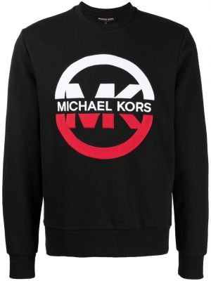 Brodert sweatshirt Michael Kors svart