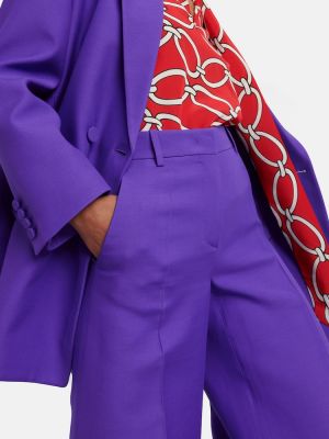 Brīva piegriezuma bikses Valentino violets