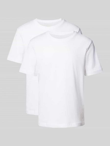 Koszulka w jednolitym kolorze Tom Tailor biała
