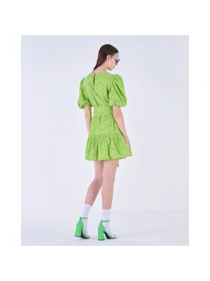 Mini vestido Silvian Heach verde