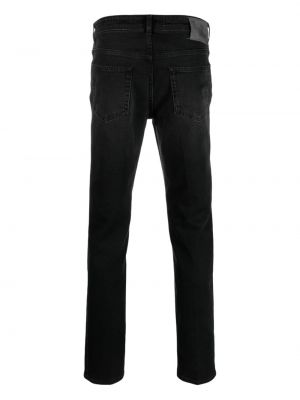 Slim fit skinny jeans aus baumwoll Barba schwarz