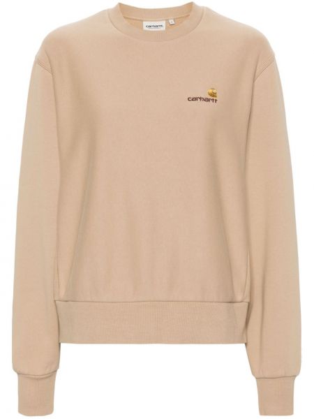 Sweatshirt mit stickerei Carhartt Wip beige