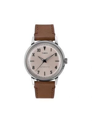 Brązowy zegarek Timex