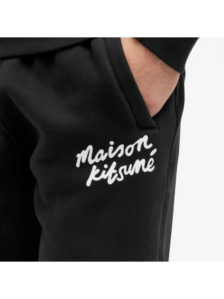 Спортивные штаны Maison Kitsuné черные