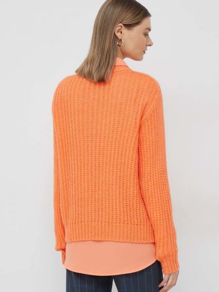 Vlněný svetr Joop! oranžový
