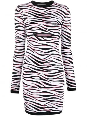 Šaty s potlačou so vzorom zebry Chiara Ferragni