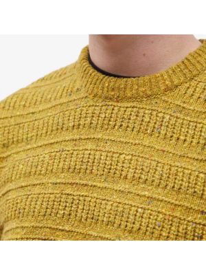 Трикотажный свитер Oliver Spencer желтый