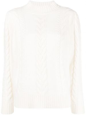 Вълнен пуловер Claudie Pierlot бяло