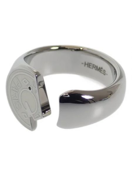 Pierścionek retro Hermès Vintage srebrny