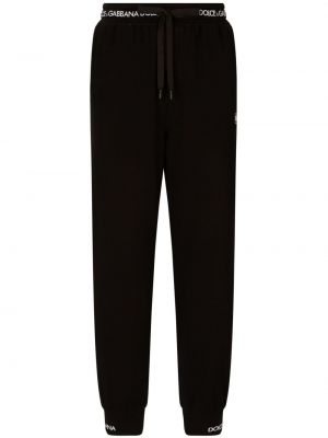 Černé sportovní kalhoty Dolce & Gabbana