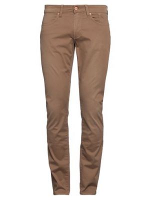 Pantaloni di cotone Jeckerson marrone