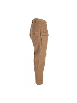 Pantalones de algodón Balmain Pre-owned marrón