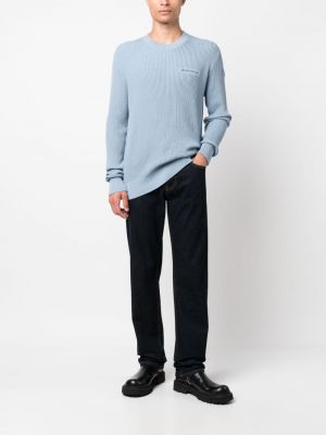 Pull en tricot Moncler bleu