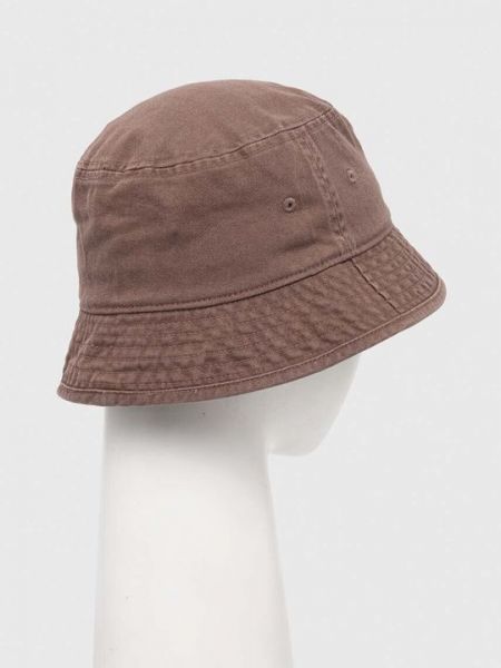 Хлопковая шапка Adidas Originals коричневая