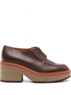 Chaussures oxford en cuir Clergerie marron