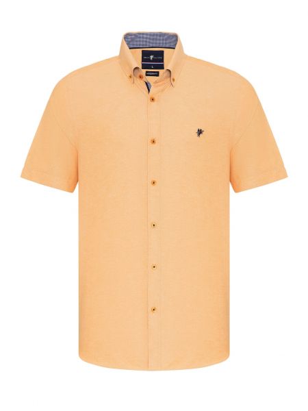 Rifľová košeľa Denim Culture oranžová
