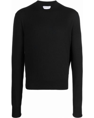 Jersey de cachemir de punto de tela jersey Bottega Veneta negro