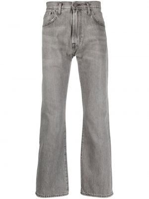 Slim fit straight jeans aus baumwoll Levi's® grau