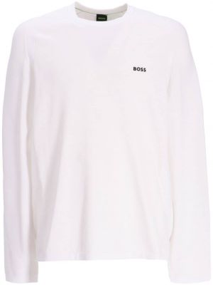 Sweatshirt mit print Boss weiß