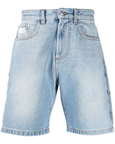 Shorts di jeans Gcds blu