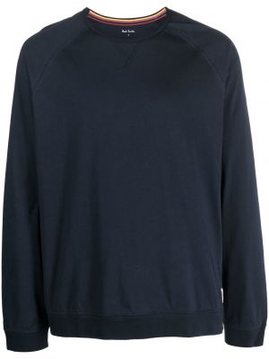 Pamuklu sweatshirt Paul Smith mavi