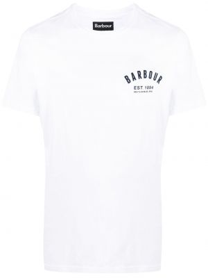 T-shirt mit print Barbour