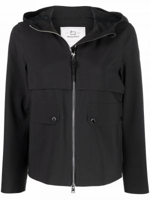 Hette zip lang jakke Woolrich svart