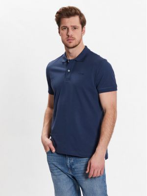 Polo marškinėliai Geox mėlyna