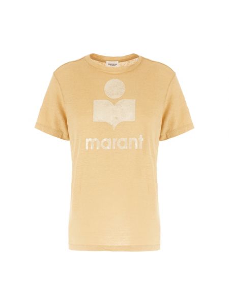 T-shirt aus baumwoll Isabel Marant Etoile beige