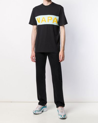 Camiseta con estampado Napapijri negro
