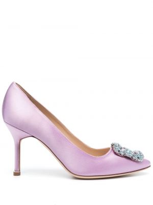 Pumps Manolo Blahnik lila