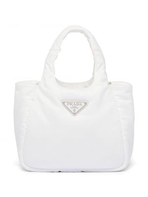 Nákupná taška Prada biela