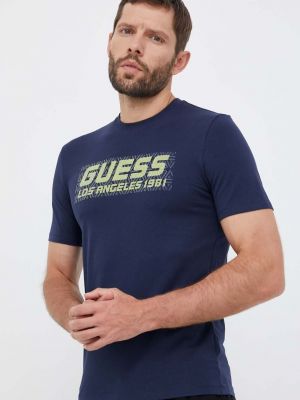 Tričko s aplikacemi Guess zelené