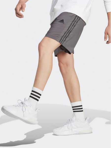 Pantaloncini sportivi Adidas grigio