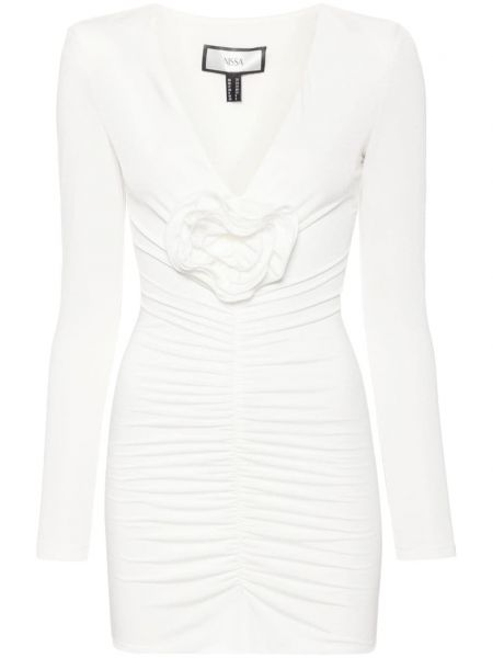 Mini haljina s cvjetnim printom Nissa bijela