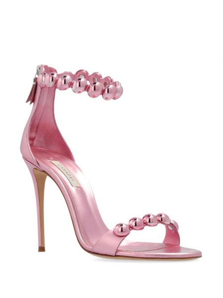 Leder sandale Casadei pink