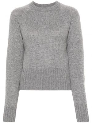 Pull en cachemire à imprimé à motif chevrons Fabiana Filippi gris