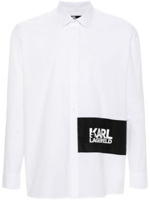 Košeľa s potlačou Karl Lagerfeld