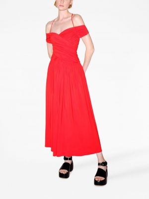 Sukienka koktajlowa Rosetta Getty czerwona